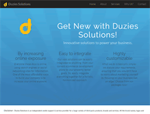 Tablet Screenshot of duzies.com